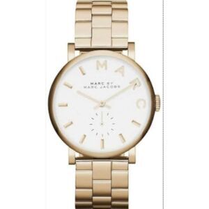 Marc by Marc Jacobs Womens Watch 36mm Gold Tone Bracelet MBM3243